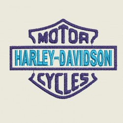 Motif brodé MOTO HARLEY-DAVIDSON