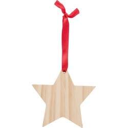 * Décoration de Noël en bois Étoile