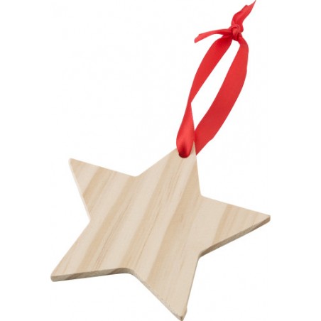 * Décoration de Noël en bois Étoile