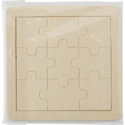 *2 pièces de Puzzle 9 pièces en bois